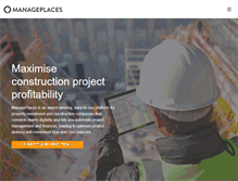 Tablet Screenshot of manageplaces.com